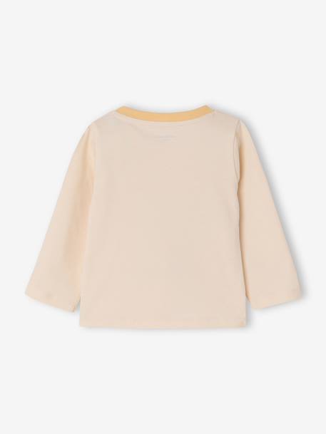 Long-sleeved T-shirt for baby boys vanilla - vertbaudet enfant 