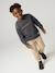 Corduroy Trousers, Easy to Slip On, for Boys beige+navy blue+slate blue - vertbaudet enfant 