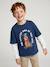 Long-sleeved T-shirt with layered look for boys navy blue - vertbaudet enfant 