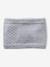 Ensemble bébé bonnet, snood et moufles gris chiné - vertbaudet enfant 