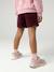 Pleated skort for girls beige+bordeaux red+English green - vertbaudet enfant 