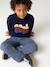 Long-sleeved T-shirt for boys hazel+navy blue - vertbaudet enfant 