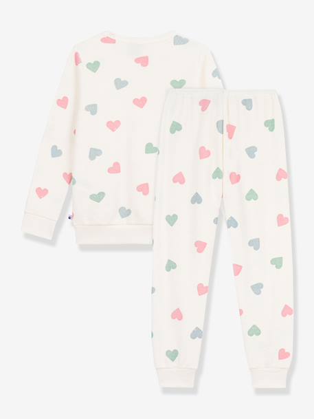 Pyjama enfant coeurs blanc - vertbaudet enfant 