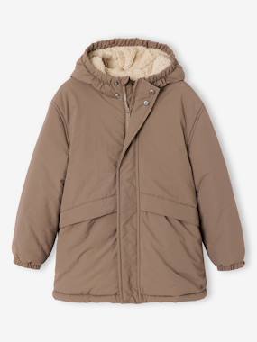 Parka garçon à capuche doublure sherpa - vertbaudet enfant Garçon-Parka garçon à capuche doublure sherpa