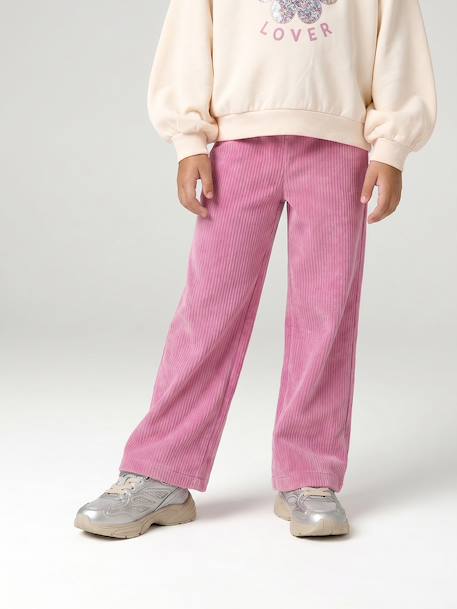 Sweatshirt and trousers set for girls ecru - vertbaudet enfant 