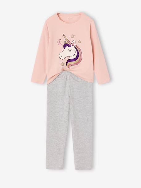 Pack of 2 pyjamas for girls rosy - vertbaudet enfant 
