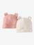 Pack of 2 Beanies with Bear Ears for Newborns ecru+pale blue+rosy - vertbaudet enfant 