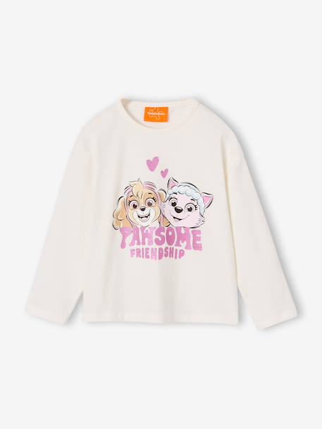 Long-sleeved T-shirt Paw Patrol for girls ecru - vertbaudet enfant 