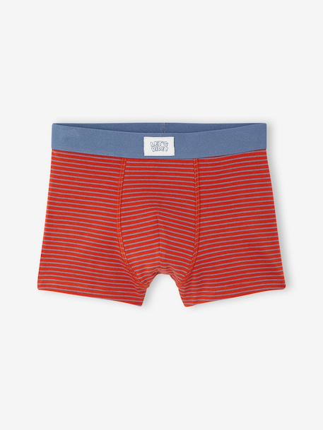 Pack of 5 boxer shorts for boys denim blue - vertbaudet enfant 