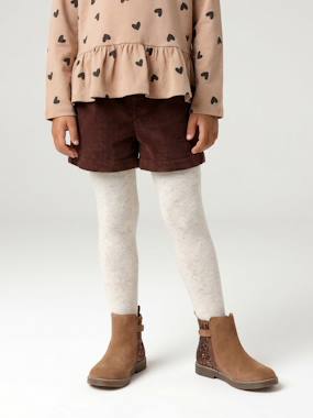 Short en velours forme paperbag fille - vertbaudet enfant Fille-Short en velours forme paperbag fille