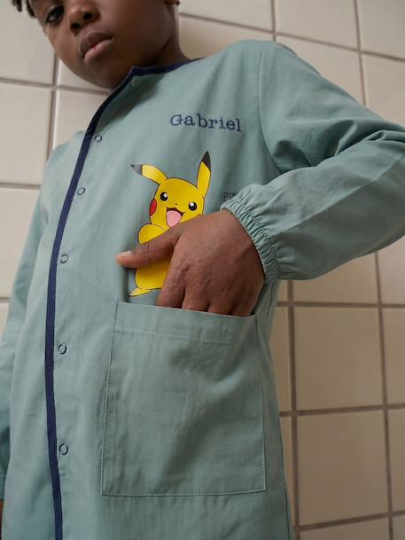 Apron Pokémon for boys emerald green - vertbaudet enfant 