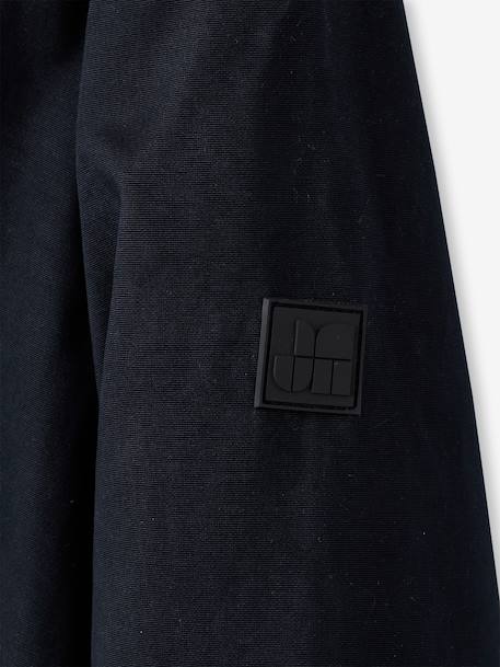 Parka fille doublée noir - vertbaudet enfant 