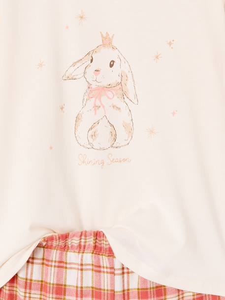 Pyjama pantalon fille beige - vertbaudet enfant 