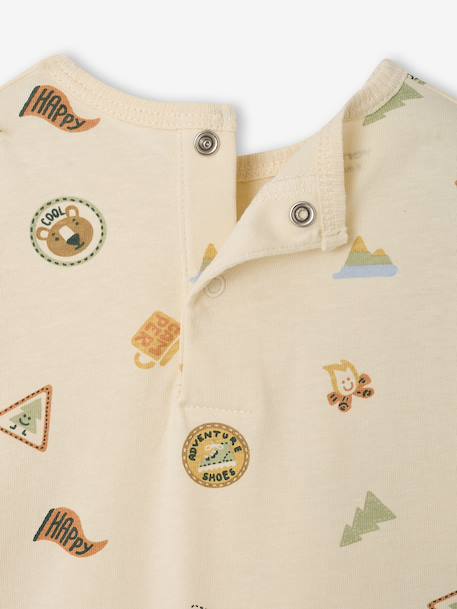 Long-sleeved T-shirt for baby vanilla - vertbaudet enfant 