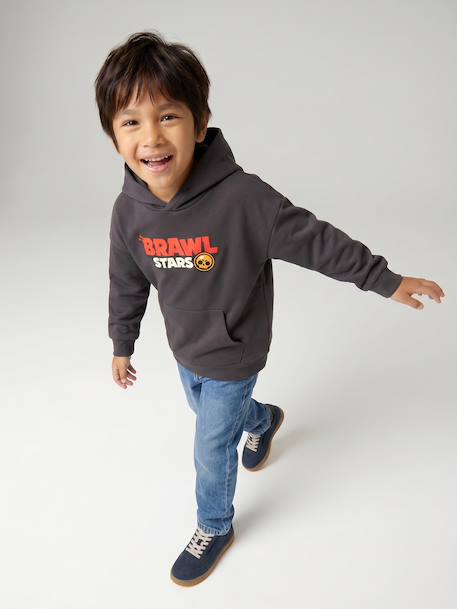 Sweat à capuche Brawl Stars garçon anthracite - vertbaudet enfant 