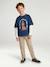 Pantalon garçon esprit chino facile à enfiler beige+marine - vertbaudet enfant 