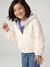 Reversible Leopard/Sherpa Windcheater with Hood for Girls beige+vanilla - vertbaudet enfant 