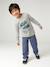 Top with Fun Motif for Boys ecru+marl grey - vertbaudet enfant 