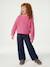 Wide-leg jeans for girls brut denim+medium blue - vertbaudet enfant 