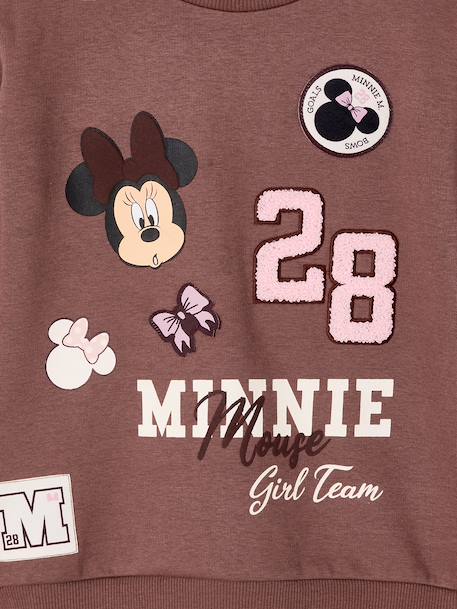 Minnie sweatshirt for girls chocolate - vertbaudet enfant 