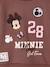 Minnie sweatshirt for girls chocolate - vertbaudet enfant 