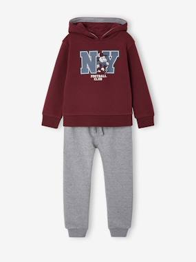 -Hooded sports set for boys