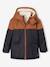 Technical Parka with Hood for Boys BROWN MEDIUM SOLID WITH DESIGN+hazel - vertbaudet enfant 