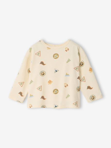 Long-sleeved T-shirt for baby vanilla - vertbaudet enfant 