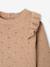 Knitted playsuit for baby girls marl beige - vertbaudet enfant 