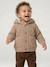 Baby hooded knitted cardigan marl beige - vertbaudet enfant 