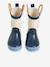 Striped Wellies for Babies light blue+navy blue+printed green+striped navy blue - vertbaudet enfant 