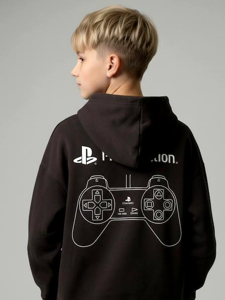 Sweat à capuche Playstation garçon anthracite - vertbaudet enfant 