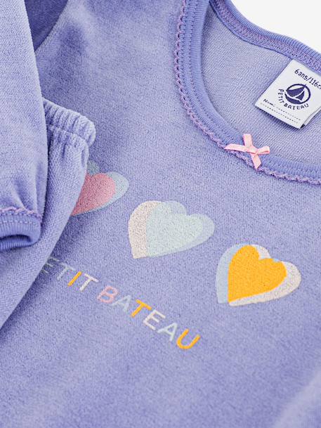 Pyjama enfant coeurs bleu - vertbaudet enfant 