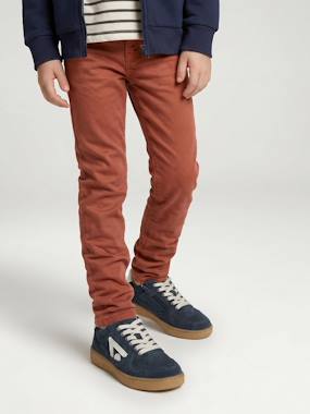 -NARROW Hip, MorphologiK Slim Leg Coloured Trousers, for Boys