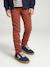 NARROW Hip, MorphologiK Slim Leg Coloured Trousers, for Boys beige+black+clay beige+emerald green+night blue+petrol blue+rust+tomato red - vertbaudet enfant 