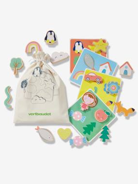 Toys-Traditional Board Games-Memory and Observation Games-Touch Recognition Game in Wood - FSC® Certified