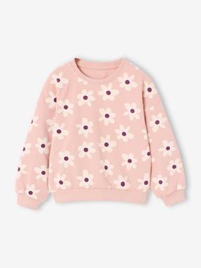 Fille-Sweat fille col rond