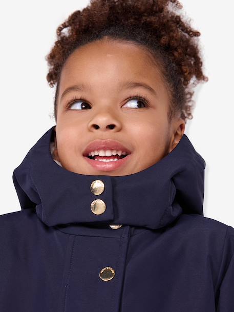 Mid-length parka by CYRILLUS navy blue - vertbaudet enfant 