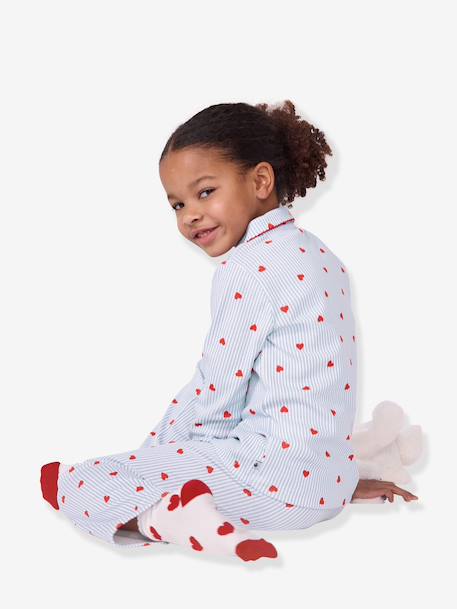 Pyjama boutonné enfant bleu clair - vertbaudet enfant 