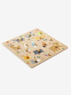 Jouet-Jeux éducatifs-Puzzle bouton Forêt en bois FSC®