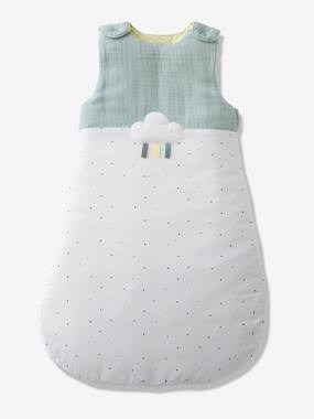 Sleeveless Baby Sleep Bag, MENTHE A L'EAU  - vertbaudet enfant