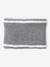 Hat, snood and gloves set for boys marl grey+night blue - vertbaudet enfant 