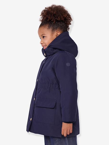 Mid-length parka by CYRILLUS navy blue - vertbaudet enfant 