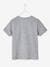 Football T-Shirt with Ball in Relief, for Boys Grey - vertbaudet enfant 