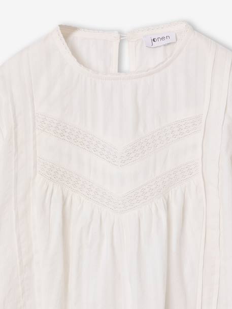 Blouse for girls ecru - vertbaudet enfant 