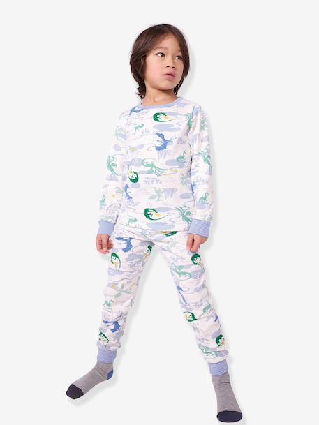 Dragon print pyjamas by PETIT BATEAU white - vertbaudet enfant 