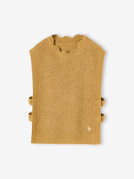 Fancy Sleeveless Jumper for Girls navy blue+olive - vertbaudet enfant 