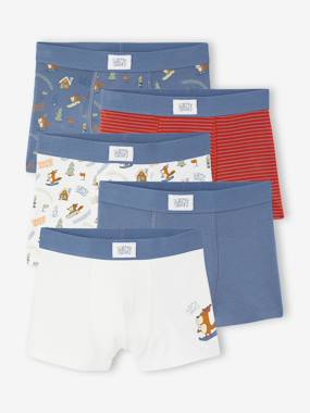 Lot de 5 boxers garçon  - vertbaudet enfant