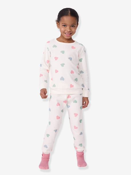 Pyjamas hearts for kids by PETIT BATEAU white - vertbaudet enfant 