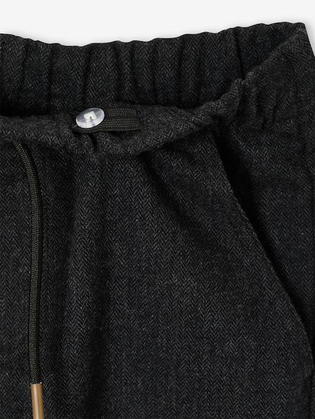 Pantalon droit garçon anthracite - vertbaudet enfant 